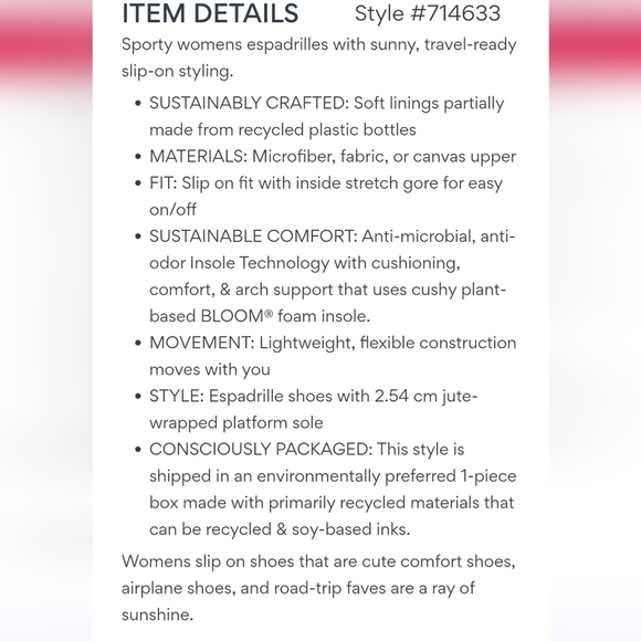 Dr. Scholl's Sunway Espadrille platform slip on size 11 - Picture 9 of 9